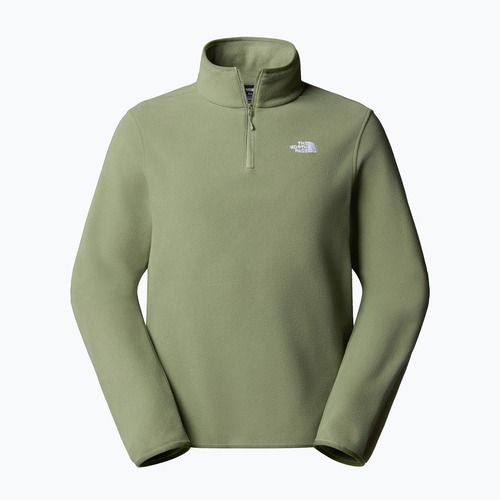 Pánská fleecová mikina The North Face Glacier Fleece 1/4 Zip shoulder mist