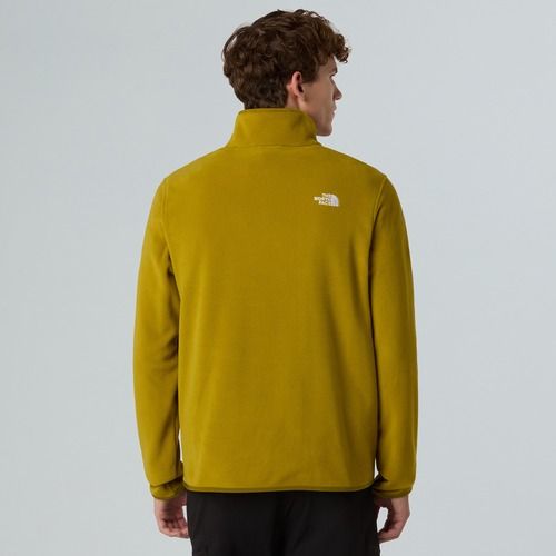 Pánská mikina The North Face Glacier Fleece 1/4 Zip deep dijon