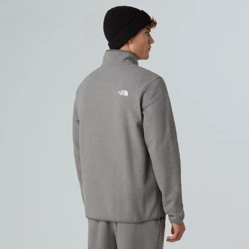 Pánská fleecová mikina The North Face Glacier Fleece 1/4 Zip mid grey heather