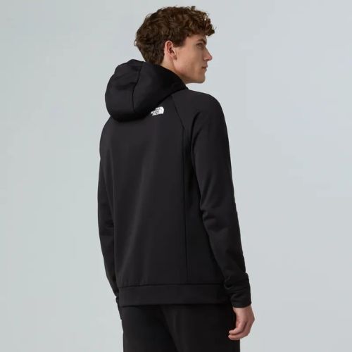 Pánská mikina The North Face Reaxion 2.0 s kapucí a zipem black heather