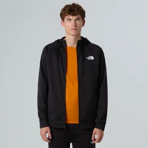 Pánská mikina The North Face Reaxion 2.0 s kapucí a zipem black heather