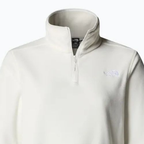 Dámská fleecová mikina The North Face Glacier Fleece 1/4 Zip white dune