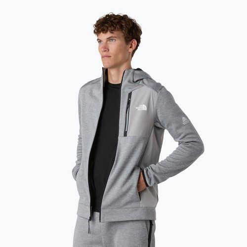 Pánská mikina The North Face Mountain Athletics Fleece Full Zip pale grey/heather/m