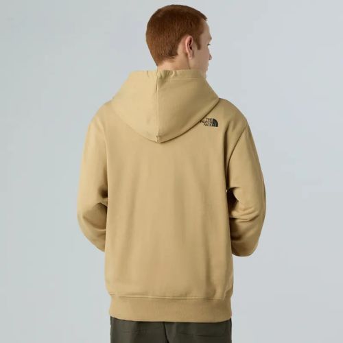 Pánská mikina The North Face Mountain Logo Relaxed Hooded khaki stone