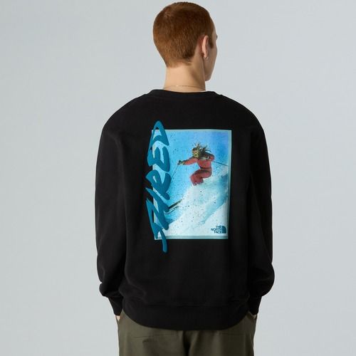 Pánská mikina The North Face NSE Slopes Relaxed Crew GRA black