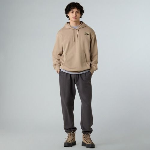 Pánská mikina The North Face Flower Dome Relaxed Hooded GPH mushroom grey