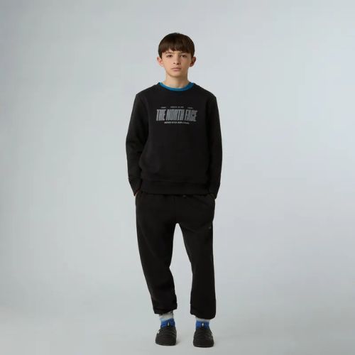 Dětská mikina The North Face Reflective Logo Relaxed Crew black