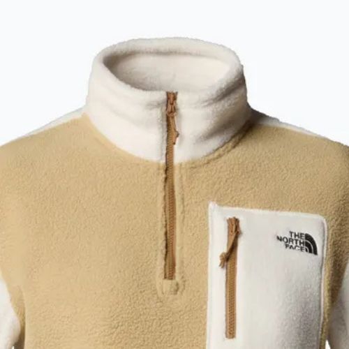 The North Face dámská mikina Yumiori 1/4 Zip khaki stone/white dune/utility brown