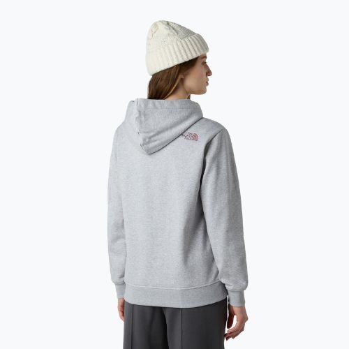 Dámská mikina The North Face Drew Peak Pullover Hoodie lightgreyheather/tawnyquartz