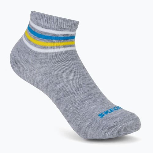 Dětské ponožky SKECHERS Non Terry High Qtr Crew 6 párů grey/grey