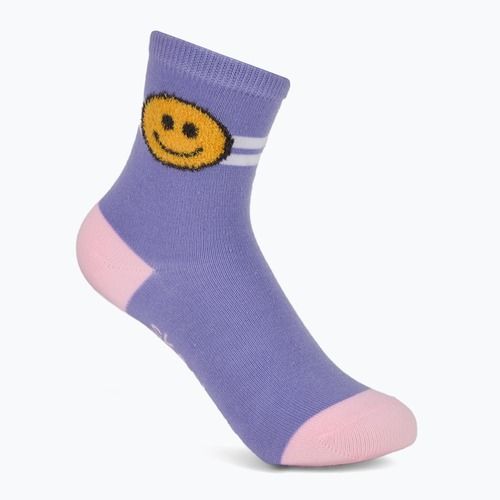 Dětské ponožky SKECHERS Non Terry Crew 3 páry purple