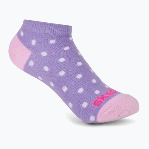 Dětské ponožky SKECHERS Non Terry Low Cut 6 párů purple