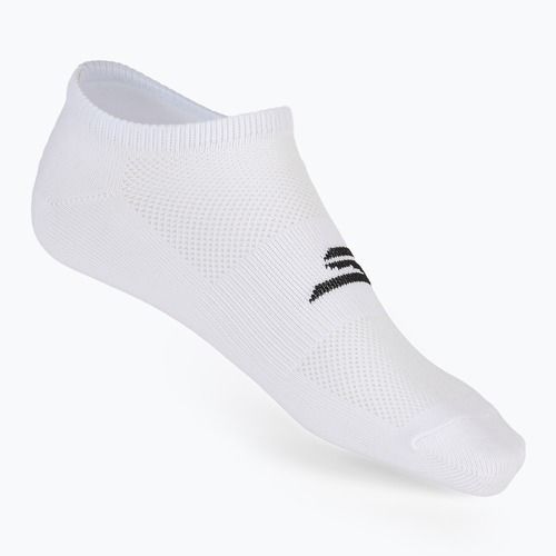Pánské ponožky SKECHERS Microfiber Non Terry No Show 3 páry white tradiční