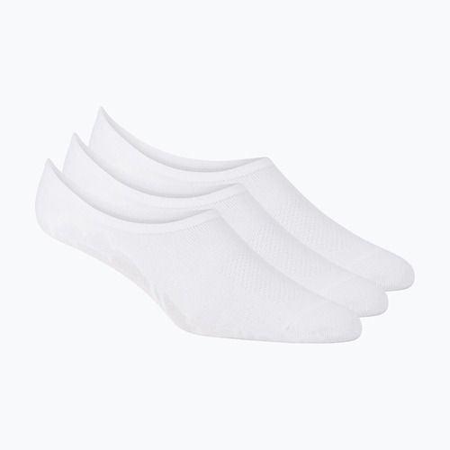 Dámské ponožky SKECHERS Non Terry No Show Liner 3 páry white traditional