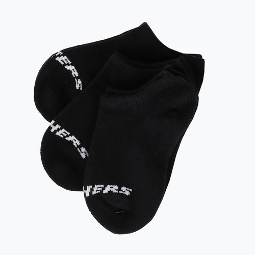 Dětské ponožky SKECHERS Non Terry No Show 3 páry black