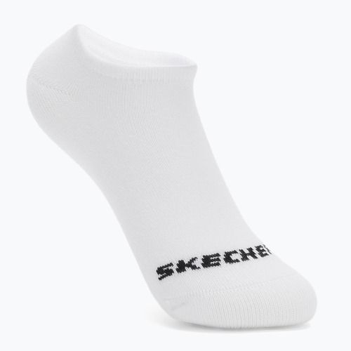 Dětské ponožky SKECHERS Non Terry No Show 3 páry white/grey