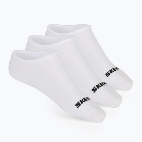 Dětské ponožky SKECHERS Non Terry No Show 3 páry white traditional