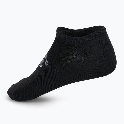 Pánské ponožky SKECHERS Microfiber Non Terry No Show 3 páry black/white