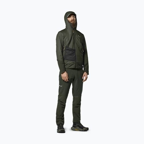 Pánská hybridní bunda Salewa Pedroc Tirol Wool Air Hybrid dark olive