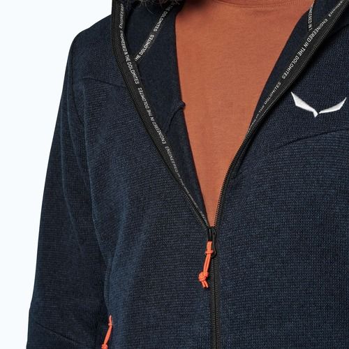 Pánská trekingová mikina Salewa Puez Rocca Polarlite Hood navy blazer