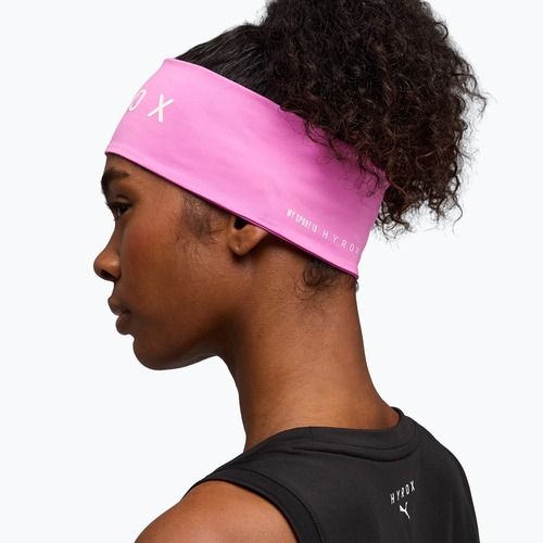 Čelenka PUMA x HYROX Sweatband růžová