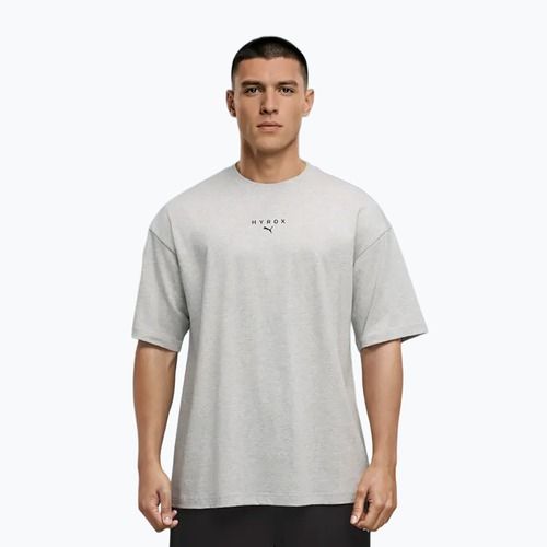 Pánské tréninkové tričko PUMA x HYROX Lifestyle Tee šedé