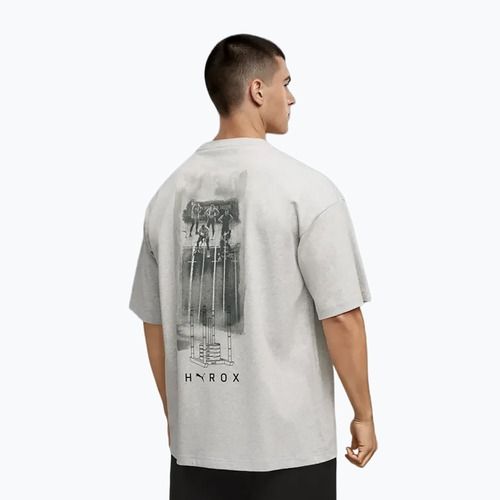 Pánské tréninkové tričko PUMA x HYROX Lifestyle Tee šedé