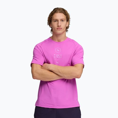 Pánské tréninkové tričko PUMA x HYROX Dryelite Training Tee růžové