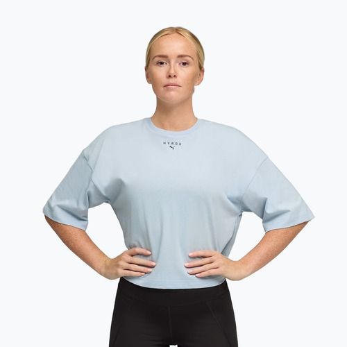 Dámské tréninkové tričko PUMA Hyrox Cropped Lifestyle Tee grey