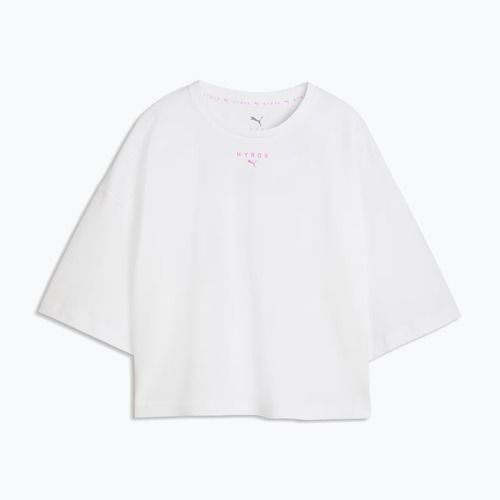 Dámské tréninkové tričko PUMA x HYROX Cropped Lifestyle Tee bílá