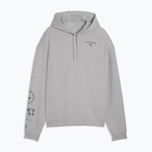 Pánská tréninková mikina PUMA Hyrox Cloudspun Hoodie grey