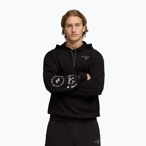Pánská tréninková mikina PUMA x HYROX Cloudspun Hoodie černá