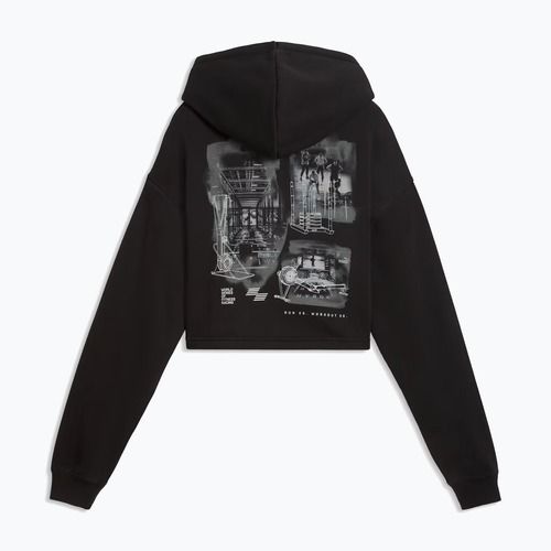 Dámská tréninková mikina PUMA x HYROX Heavyweight Hoodie černá