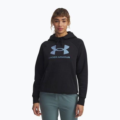 Dámská mikina Under Armour Rival Feelce Shimmer Hoody black/iridescent