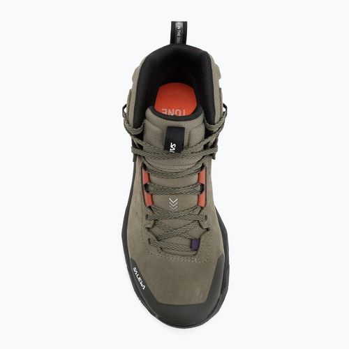 Dámské trekové boty Salewa Pedroc 2 Leather Mid PTX faded green/dark olive