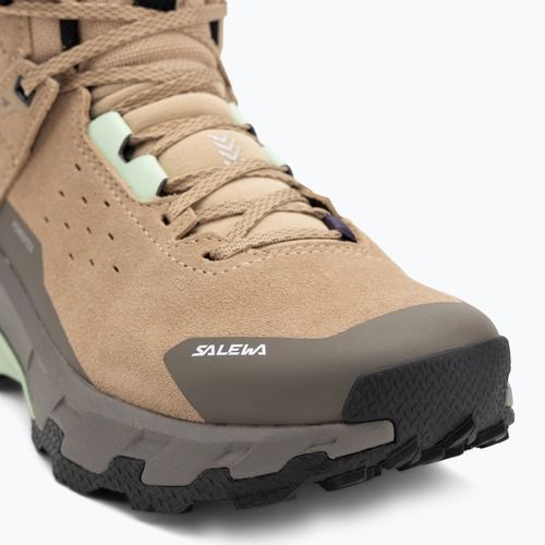 Dámské trekové boty Salewa Pedroc 2 Leather Mid PTX quicksand/bungee cord