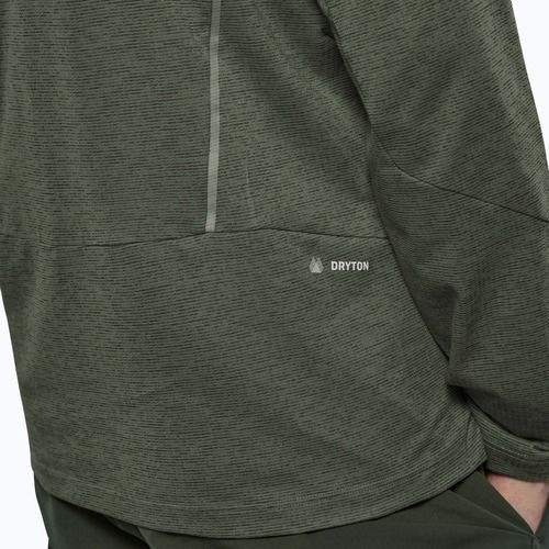 Pánské tričko Longsleeve Salewa Pedroc Dry Wind Half Zip Tee faded green