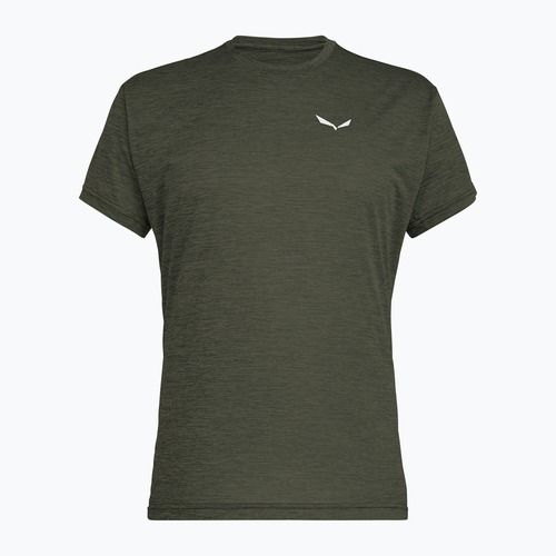 Pánské tričko Salewa Puez Melange Dry faded green melange