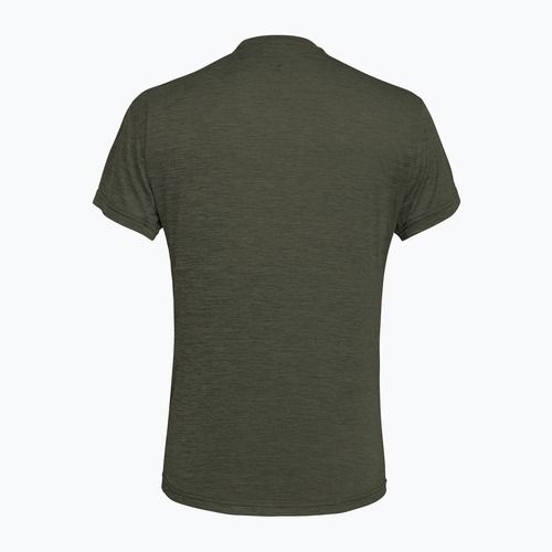 Pánské tričko Salewa Puez Melange Dry faded green melange
