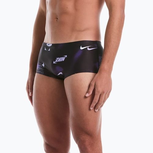 Pánské plavky slipy Nike Hydrastrong Square Leg Brief purple