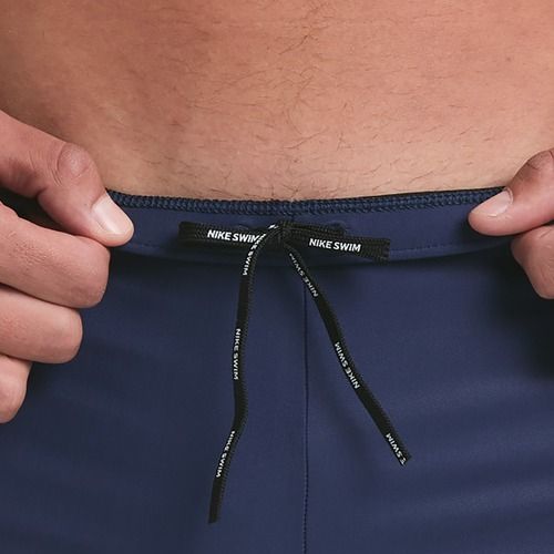 Pánské plavkové boxerky Nike Logo Graphic Square Leg midnight navy