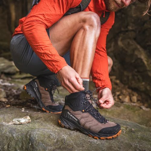 Pánské trekové boty SCARPA Rush TRK GTX brown/orange