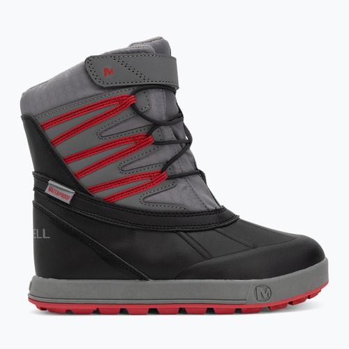 Dětské sněhule Merrell Snow Bank 5.0 WP black/red