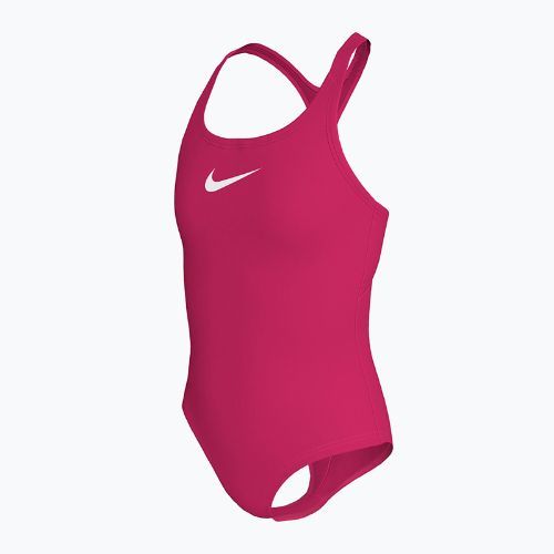 Dětské jednodílné plavky Nike Essential Racerback rush pink