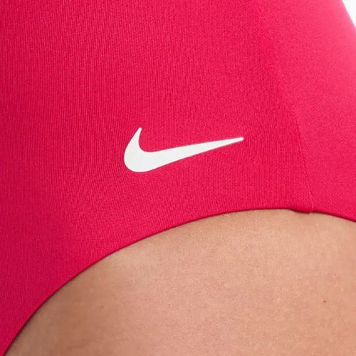 Dámské jednodílné plavky Nike Essential V-Neck rush pink