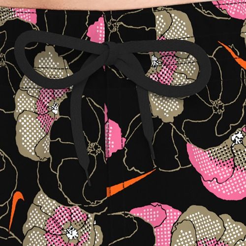 Pánské plavkové šortky Nike Multi Poppy Print 5" Volley black