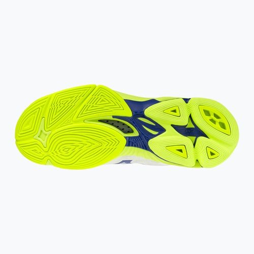 Volejbalové boty Mizuno Wave Lightning Pro Mid white/lighting yellow/dazzling blue