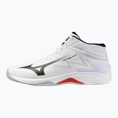 Volejbalové boty Mizuno Lightning Select Mid white/black/fiery red