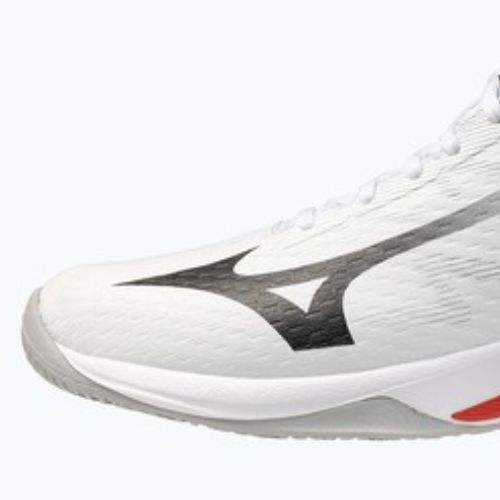 Volejbalové boty Mizuno Lightning Select Mid white/black/fiery red