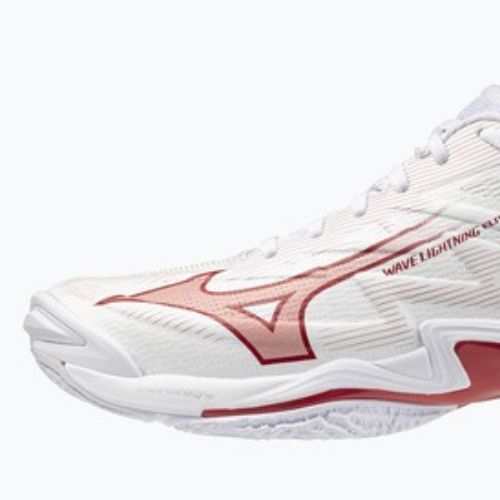 Dámské volejbalové boty Mizuno Wave Lightning Elite white/rose elegance/lava falls
